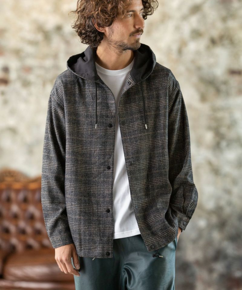 60%OFF【FACTOTUM(ファクトタム)】Classical Check Switch Hooded