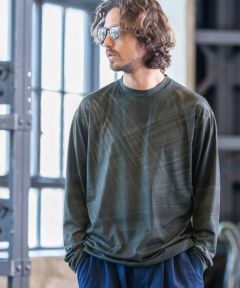 70%OFF【FACTOTUM(ファクトタム)】Neon Glow Print Long Sleeve Tee T