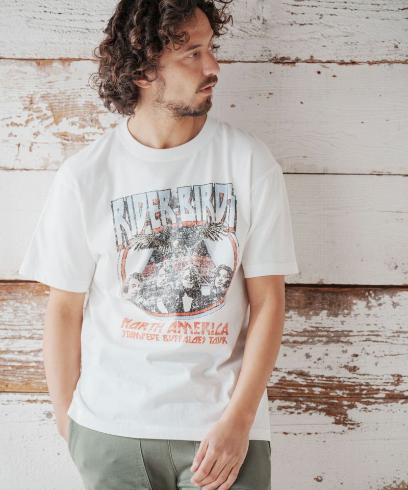 50%OFF【CAMBIO(カンビオ)】プリントT（Fictitiousバンド） T