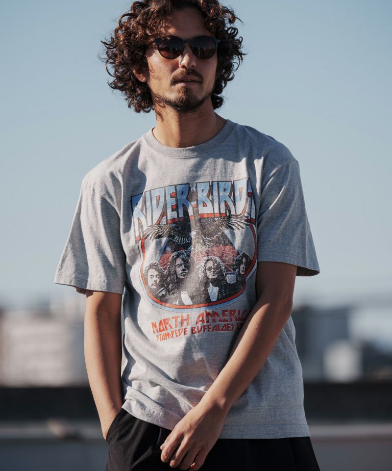 30%OFF【CAMBIO(カンビオ)】プリントT（Fictitiousバンド） T