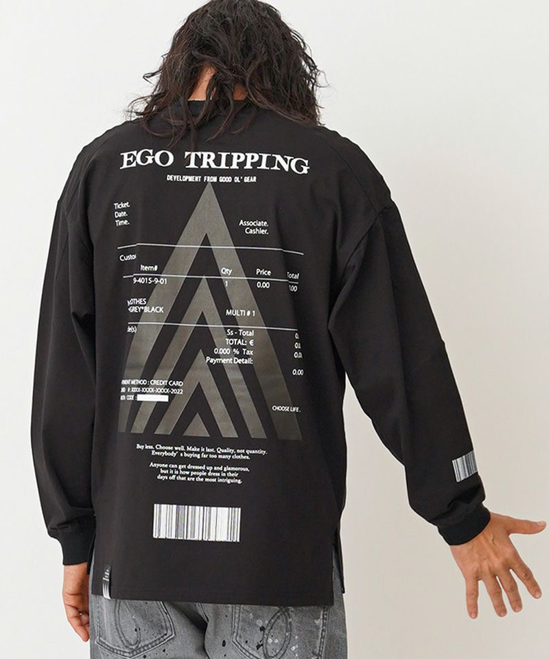 EGO TRIPPING(エゴトリッピング)】CONSUMPTION TEE L-S Tシャツ(664061