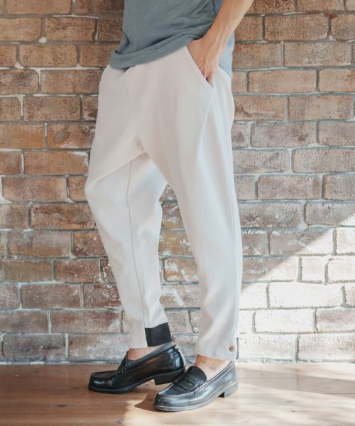 CAMBIO(カンビオ)】Hem Rib Adjuster Stretch Twill Pants パンツ | CAMBIO カンビオ