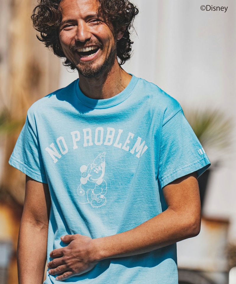 felkod(フィルコッド)】NO PROBLEM Mickey/ Print Tee Tシャツ(F22N290