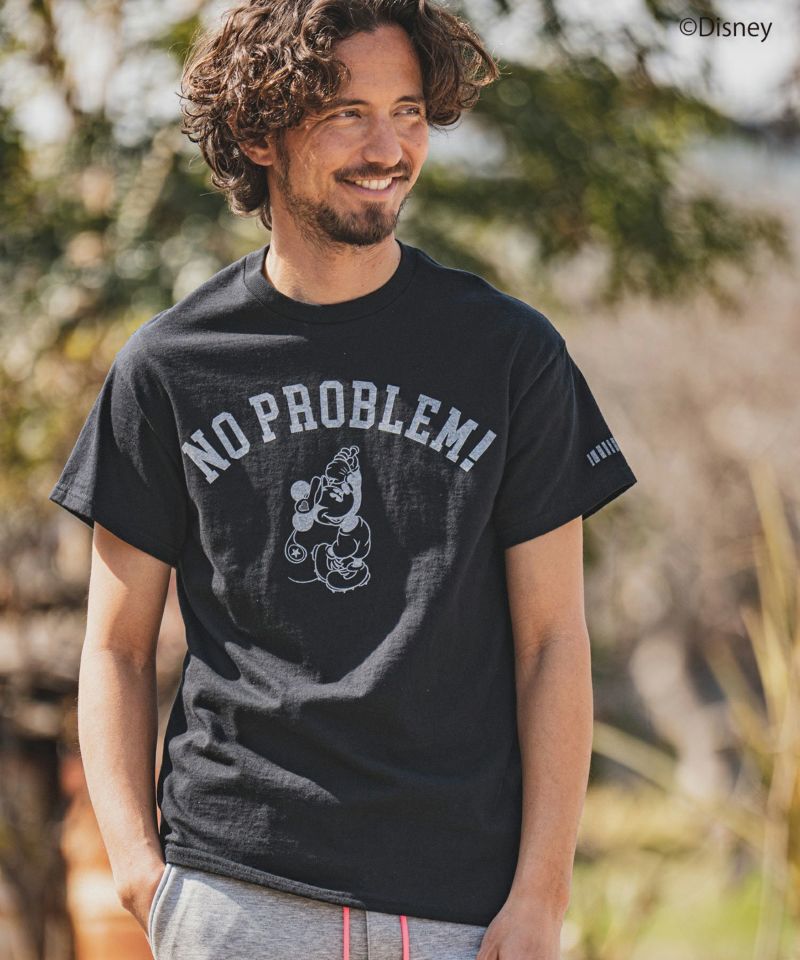 felkod(フィルコッド)】NO PROBLEM Mickey/ Print Tee Tシャツ(F22N290