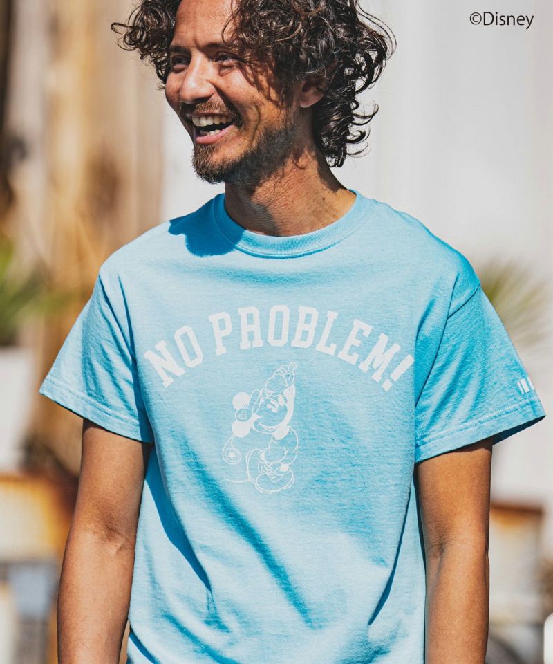 felkod(フィルコッド)】NO PROBLEM Mickey/ Print Tee Tシャツ(F22N290