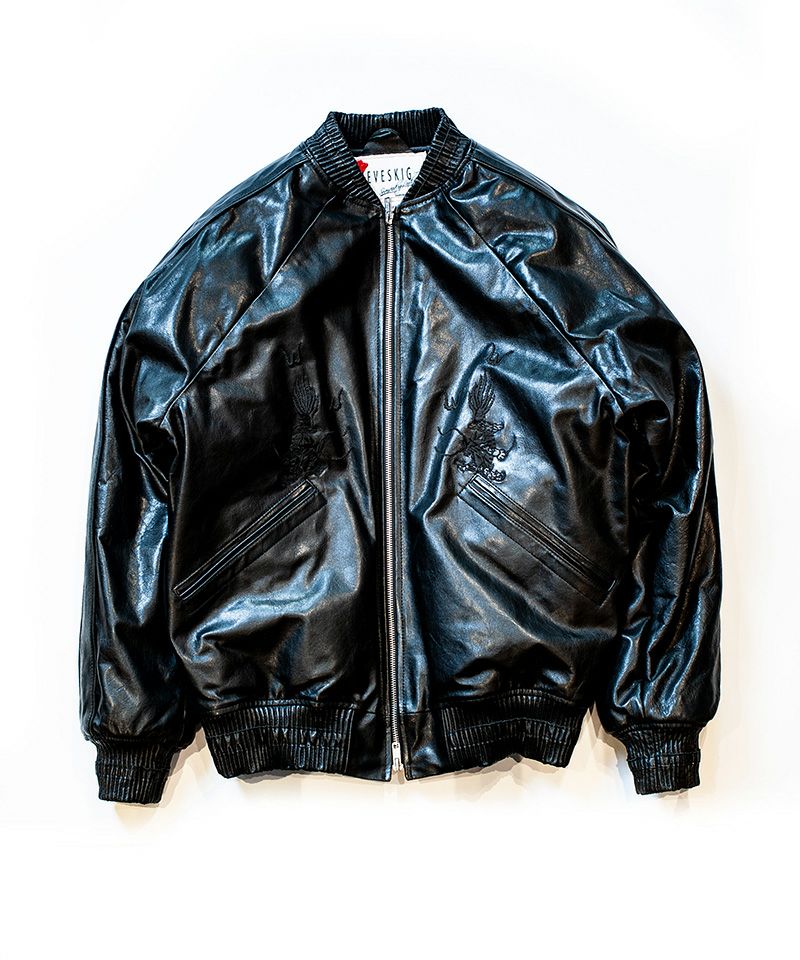SEVESKIG(セヴシグ)】Japan Cow Leather Ska-Jacket レザージャケット