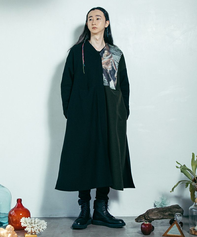 STOF(ストフ)】Flagments panel coat コート(SF22AW-09) | CAMBIO カンビオ