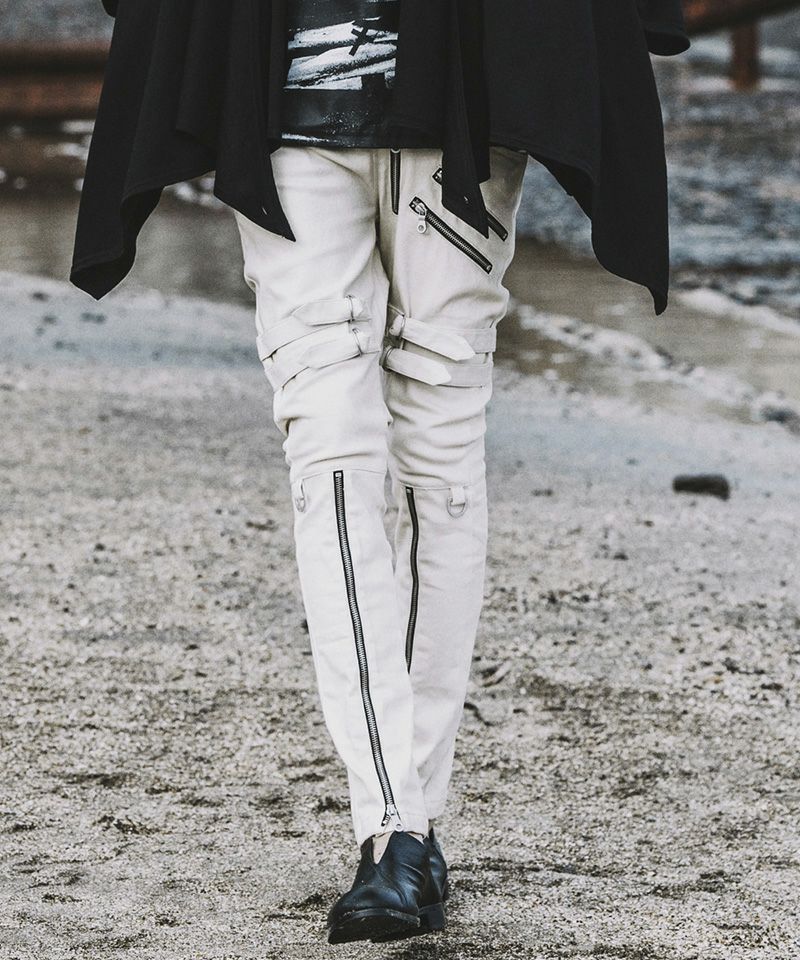 50%OFF【NO ID.(ノーアイディー)】ﾎﾞﾝﾃｰｼﾞZIPｽｷﾆｰPT パンツ(450006