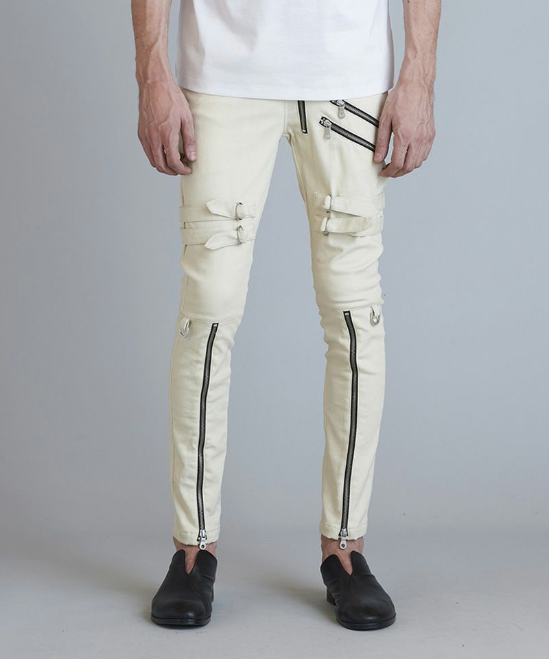 50%OFF【NO ID.(ノーアイディー)】ﾎﾞﾝﾃｰｼﾞZIPｽｷﾆｰPT パンツ(450006