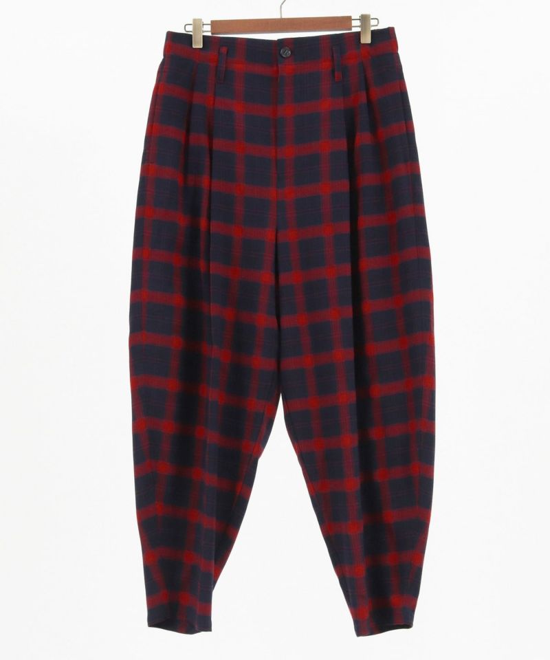 GLIMCLAP(グリムクラップ)】Plaid pattern balloon silhouette pants パンツ(12-134-gls-cc)  | CAMBIO カンビオ