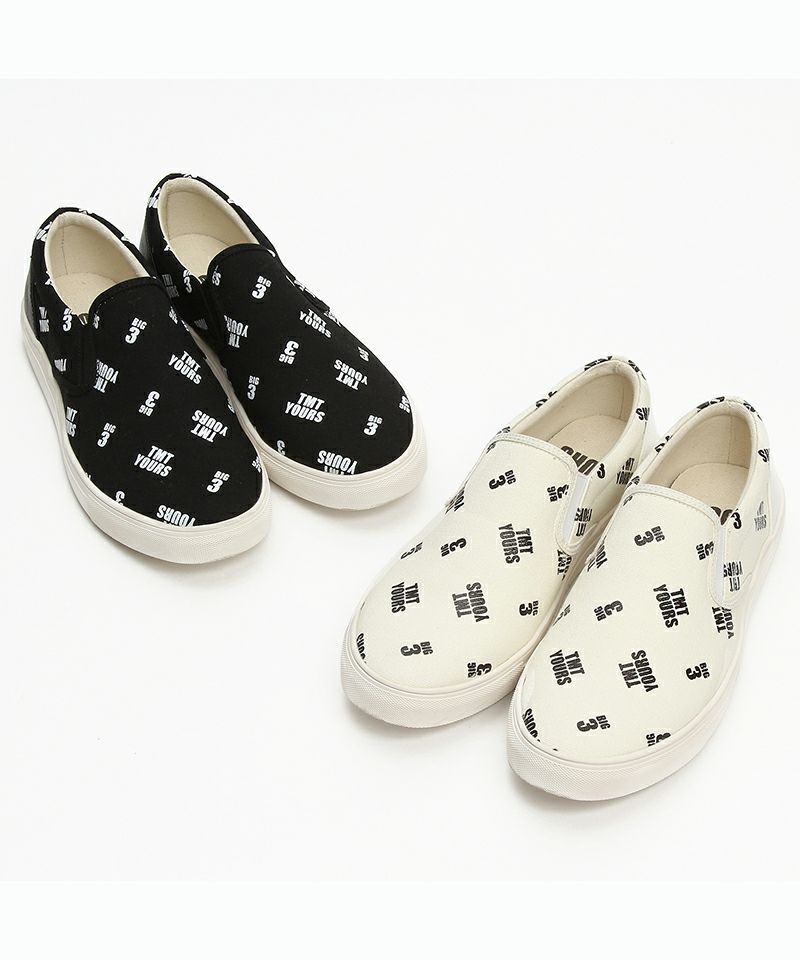 TMT(ティーエムティー)】TMT YOURS PATTERN CANVAS SLIP-ON スリッポン