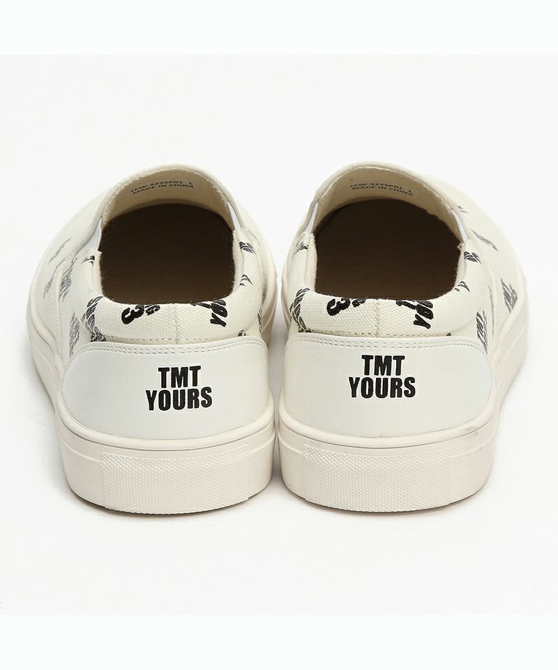 TMT(ティーエムティー)】TMT YOURS PATTERN CANVAS SLIP-ON スリッポン