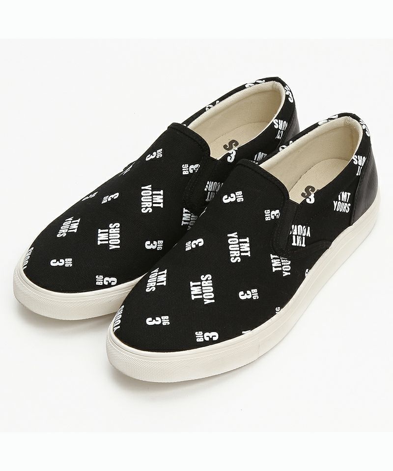 TMT(ティーエムティー)】TMT YOURS PATTERN CANVAS SLIP-ON スリッポン