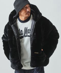 ACANTHUS(アカンサス)】muta Faux Fur Hooded Jacket ジャケット
