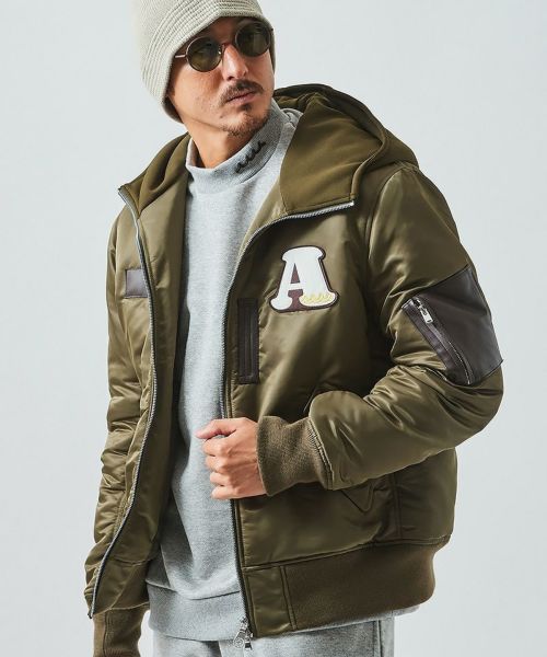 muta × ACANTHUS Nylon Hooded MA-1 一番の djecija-knjiga.ba