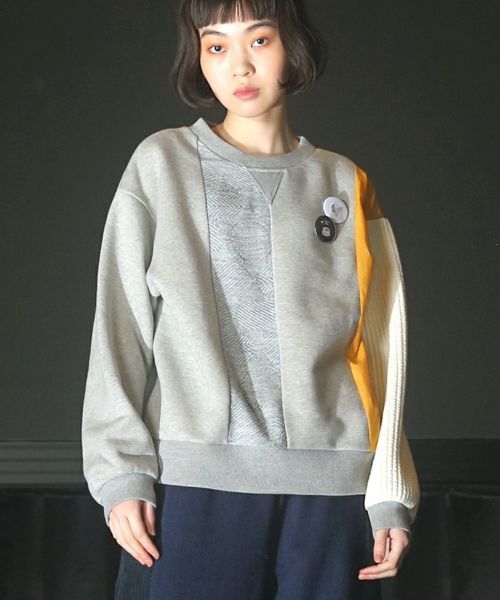 STORAMA(ストラマ)】Colorbar pullover スウェット(SESSIONS22-08 