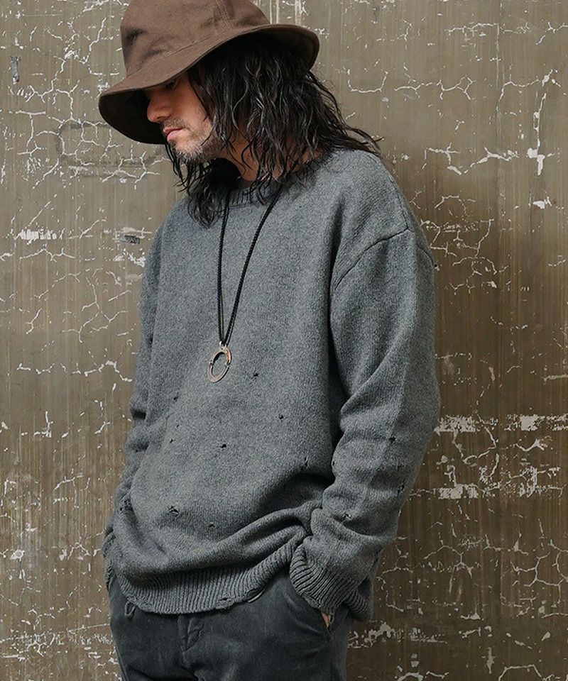 30%OFF【EGO TRIPPING(エゴトリッピング)】GRUNGE KNIT ニット(675002