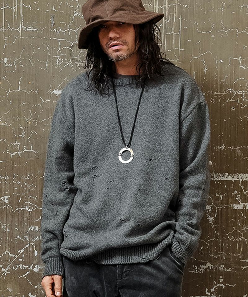 30%OFF【EGO TRIPPING(エゴトリッピング)】GRUNGE KNIT ニット(675002