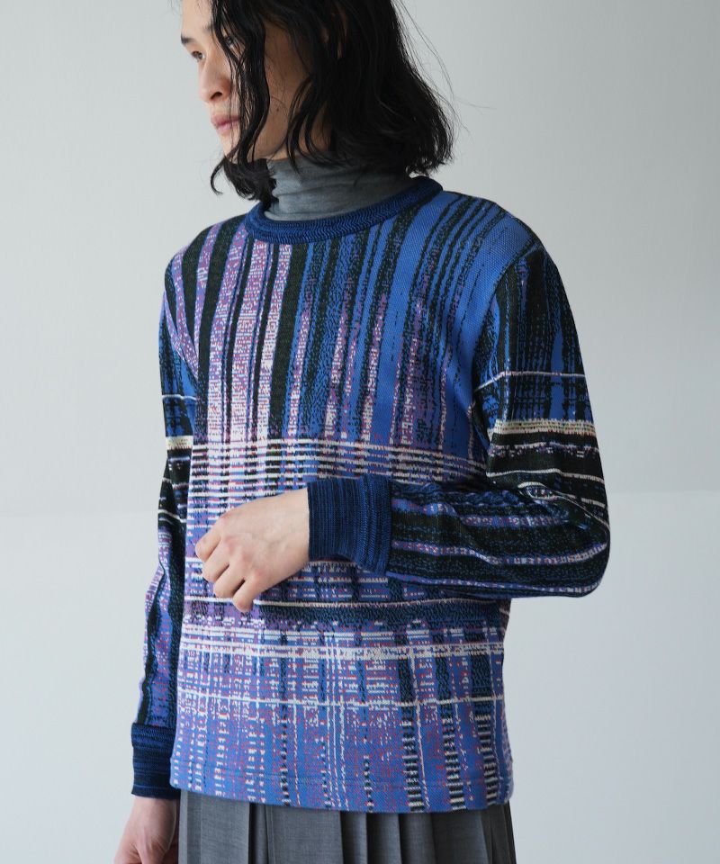 最新入荷 Pixel_Tear_Sweater ニット KN01-22AW runningpendants.com