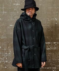 50%OFF【EGO TRIPPING(エゴトリッピング)】WOOL HOODIE ROBE ローブ