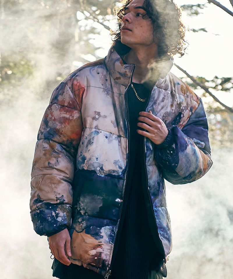 20%OFF【glamb(グラム)】Watercolor Puff JKT ウォーターカラーパフジャケット(GB0322-JKT06)