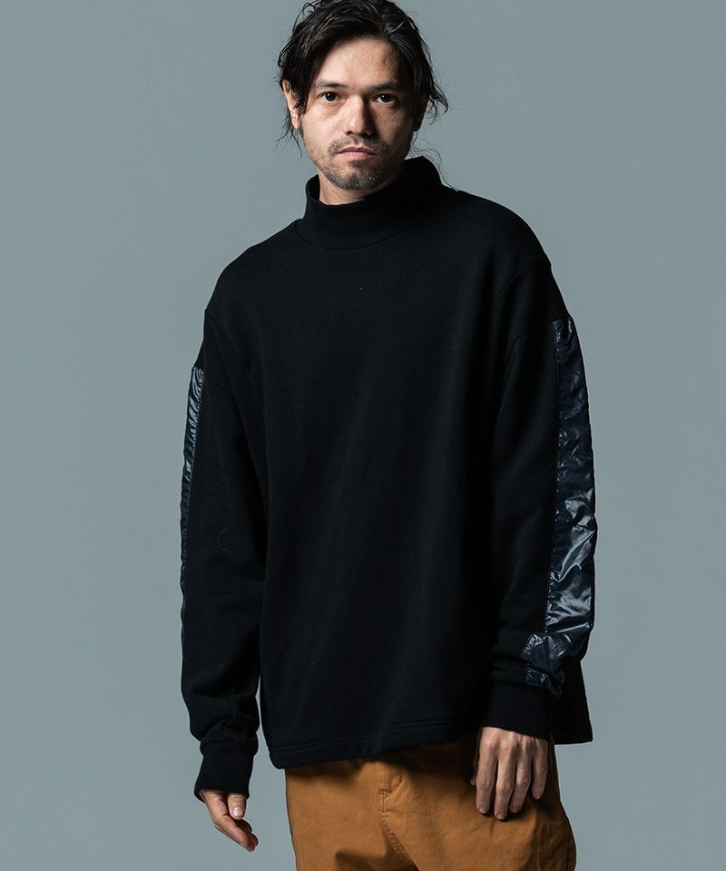 60%OFF【glamb(グラム)】Combination High Neck Sweat