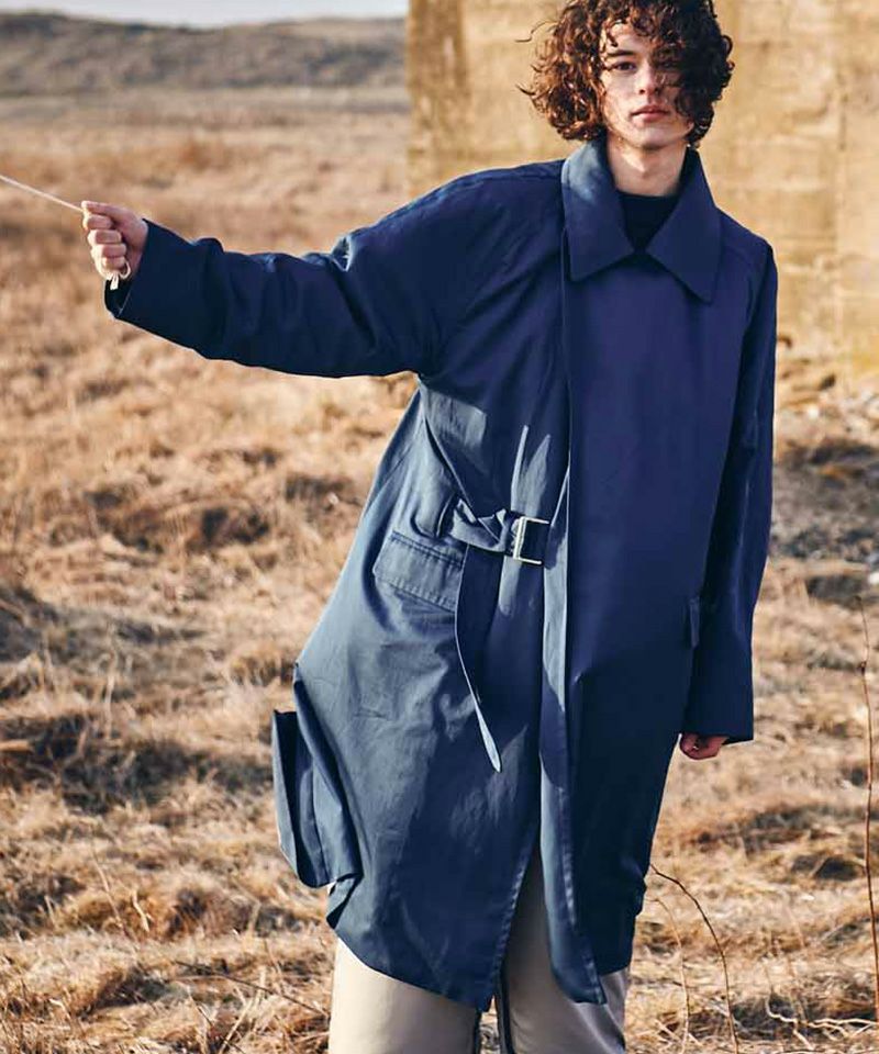 60%OFF【glamb(グラム)】 Belted Trench Coat ベルトトレンチコート