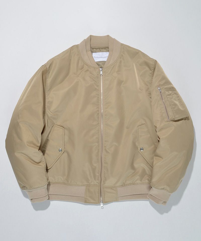 SUPERTHANKS(スーパーサンクス)】MA-1 TYPE INNER COTTON BIC JACKET