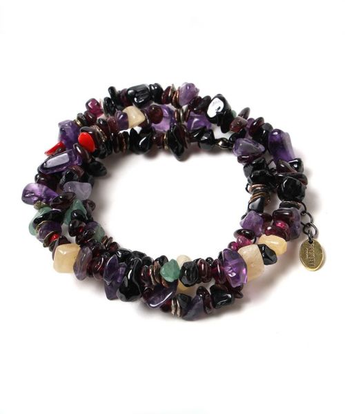 【VIVIFY(ビビファイ)】【予約販売ご注文から1ヶ月後出荷】 VIVIFY x RADIO EVA  Pebble ＆ Metal Chips Beads Cord ビーズコード(VRE-312)