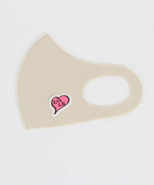 50%OFF【1minute 1second(ワンミニットワンセカンド)】heart patch mask cover マスク(1M22W240)