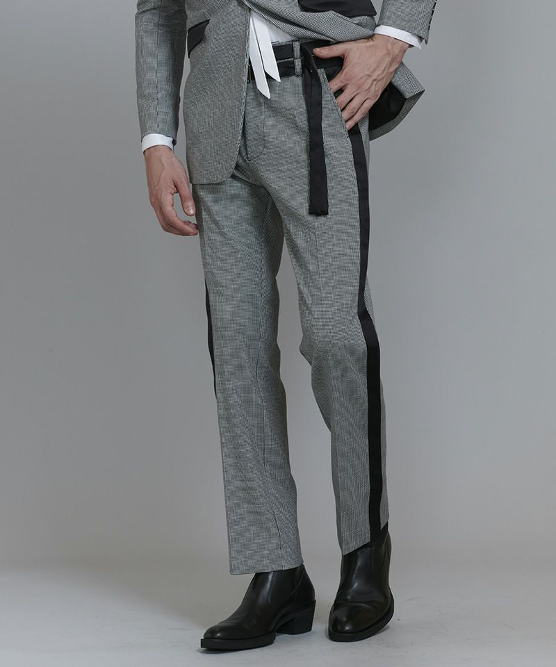 70%OFF【NO ID.(ノーアイディー)】ﾂｲﾝﾍﾞﾙﾄｾﾐﾜｲﾄﾞﾄﾗｳｻﾞｰｽﾞ パンツ