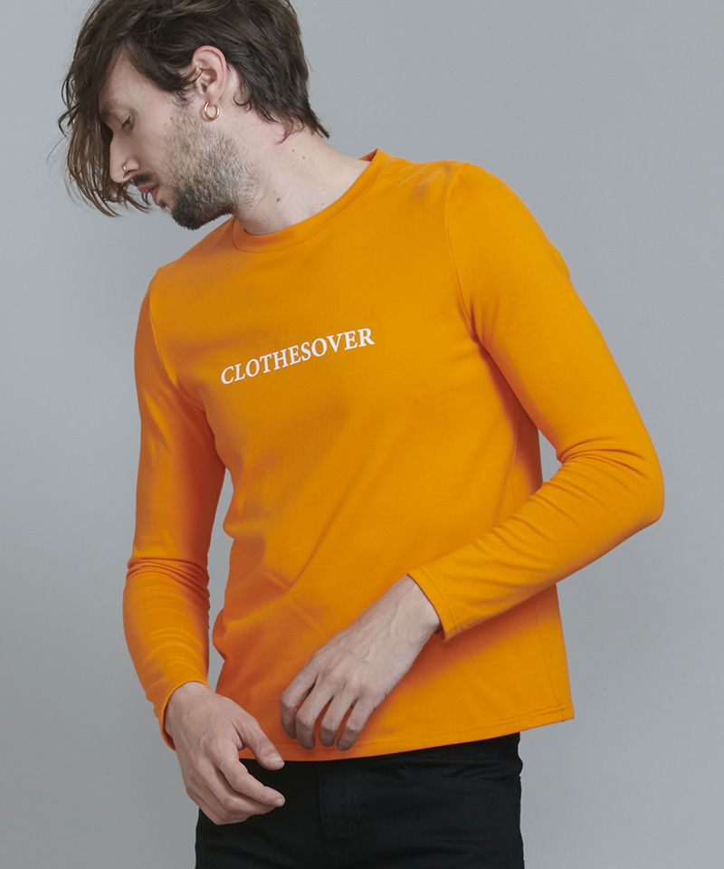 60%off【NO ID.(ノーアイディー)】CLOTHESOVERﾌﾟﾘﾝﾄﾛﾝT カットソー