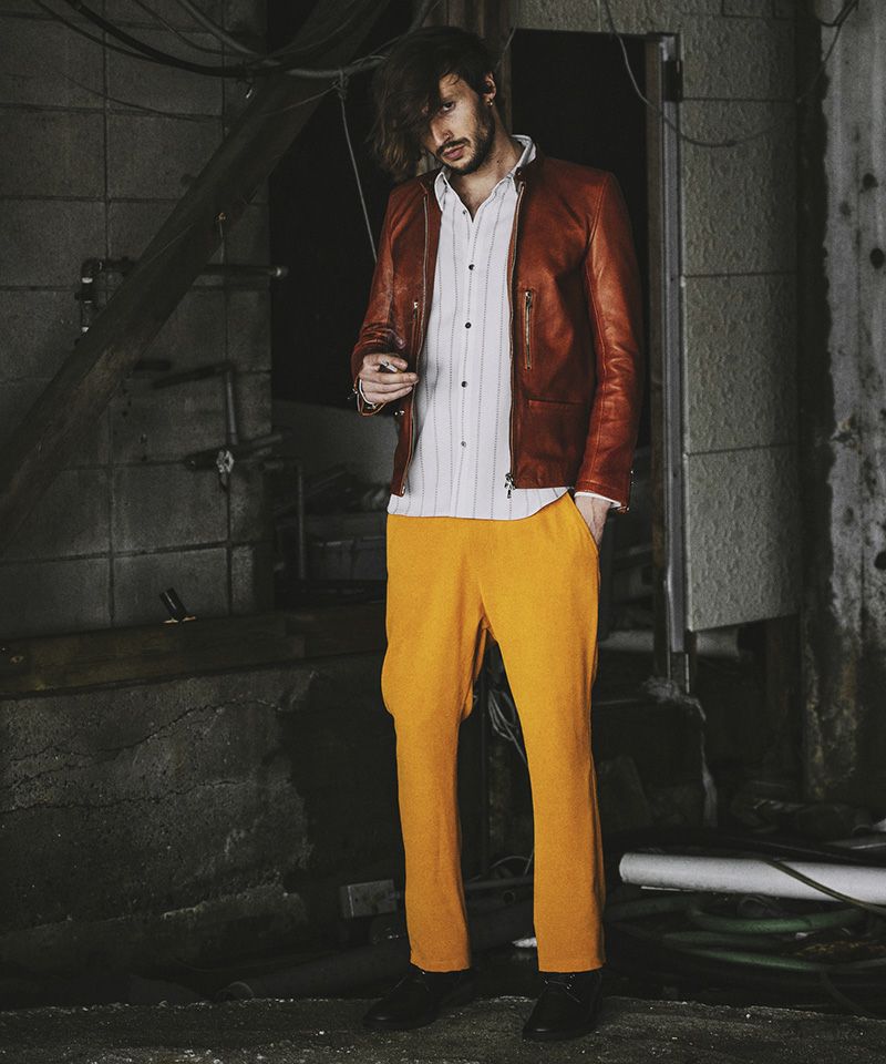 50%OFF【NO ID.(ノーアイディー)】ｼｰﾌﾟﾚｻﾞｰｼﾝｸﾞﾙﾗｲﾀﾞｰｽJKT ライダース 