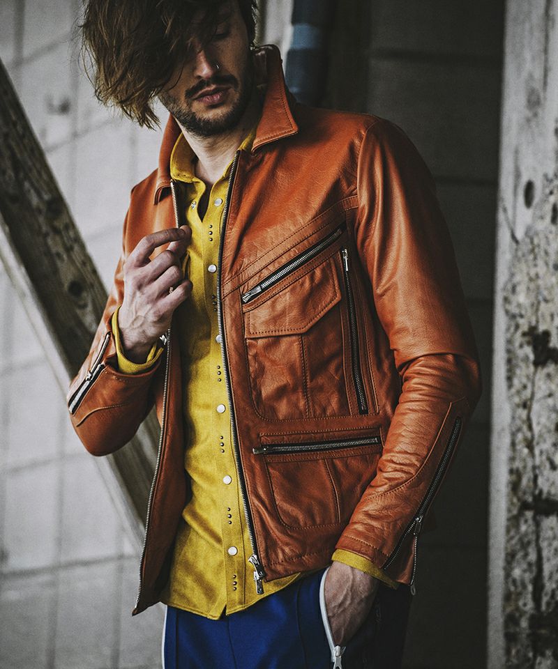 60%OFF【NO ID.(ノーアイディー)】ｷｯﾄﾞﾊﾞｯﾌｧﾛｰﾚｻﾞｰ70s-BLZ レザー 