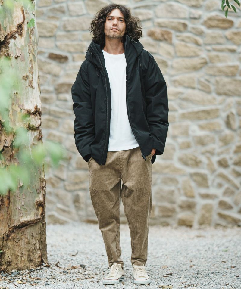 CAMBIO(カンビオ)】Vintage Like Stretch Corduroy Wide Tapered