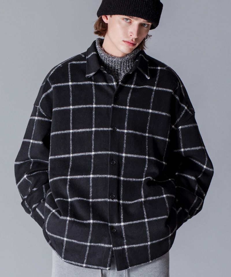 VICTIM(ヴィクティム)】CHECK BIG SHIRTS シャツ(VTM-22-S-123 