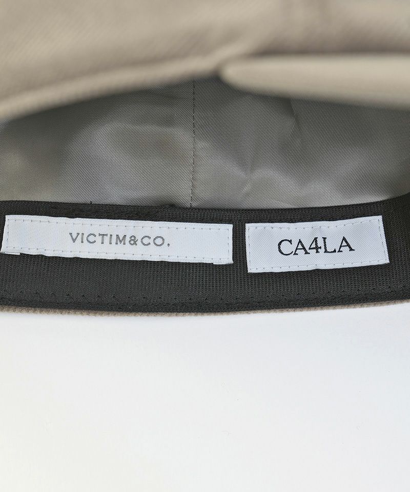 VICTIM(ヴィクティム)】VICTIM×CA4LA - VELOR B.B CAP キャップ(VTM-22