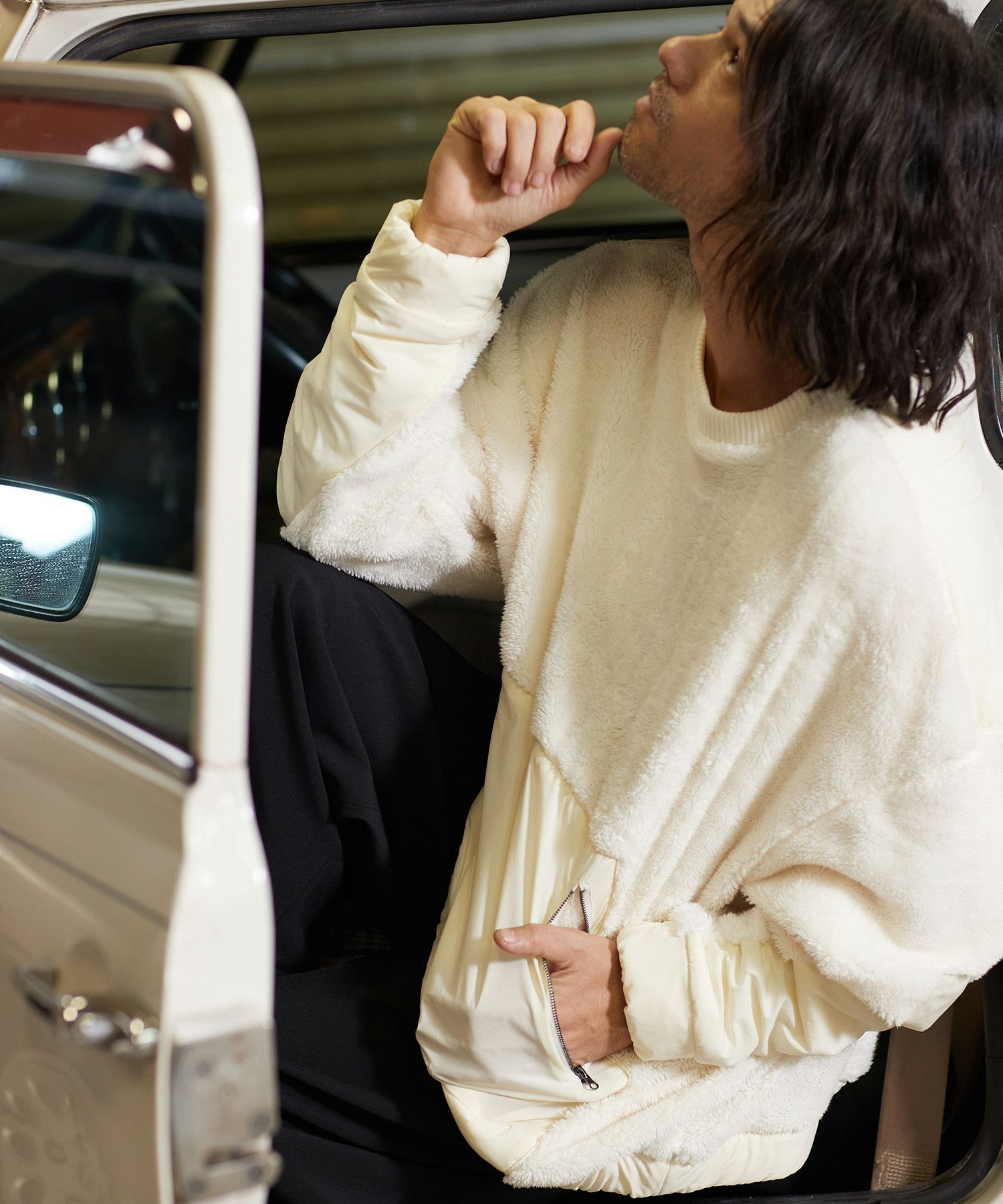 60%OFF【a lit r(ア リトル)】ボアトレーナー(ALR-223-15) | CAMBIO  