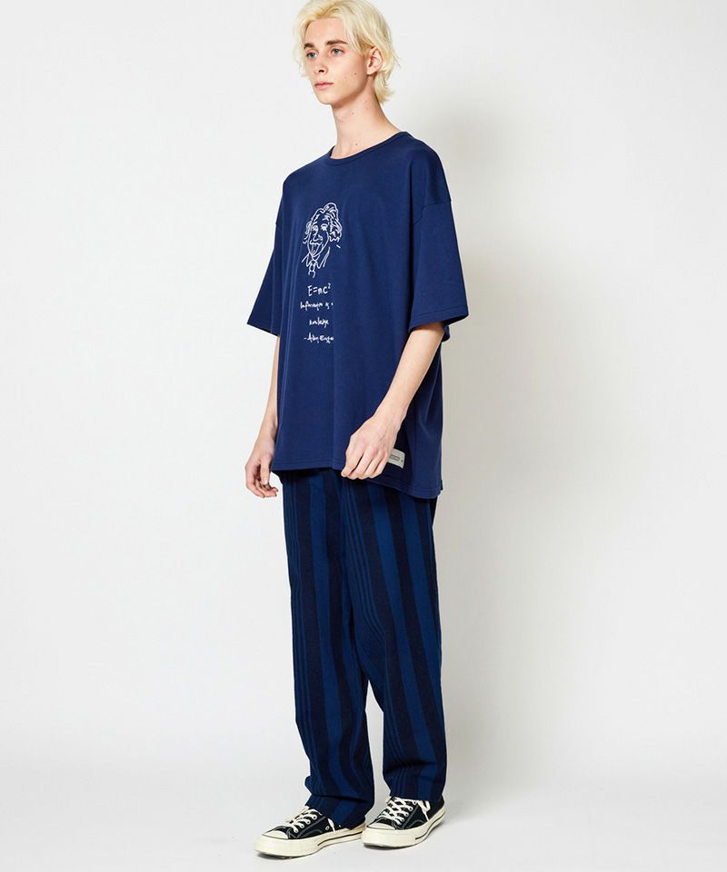 rehacer(レアセル)】東炊き Random Stripe Wide Pants ワイドパンツ