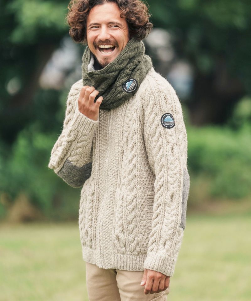 mko10626-【HIMALAYAN CLIMBERS HAND-KNIT】手編みスヌード - organicfarmermag.com