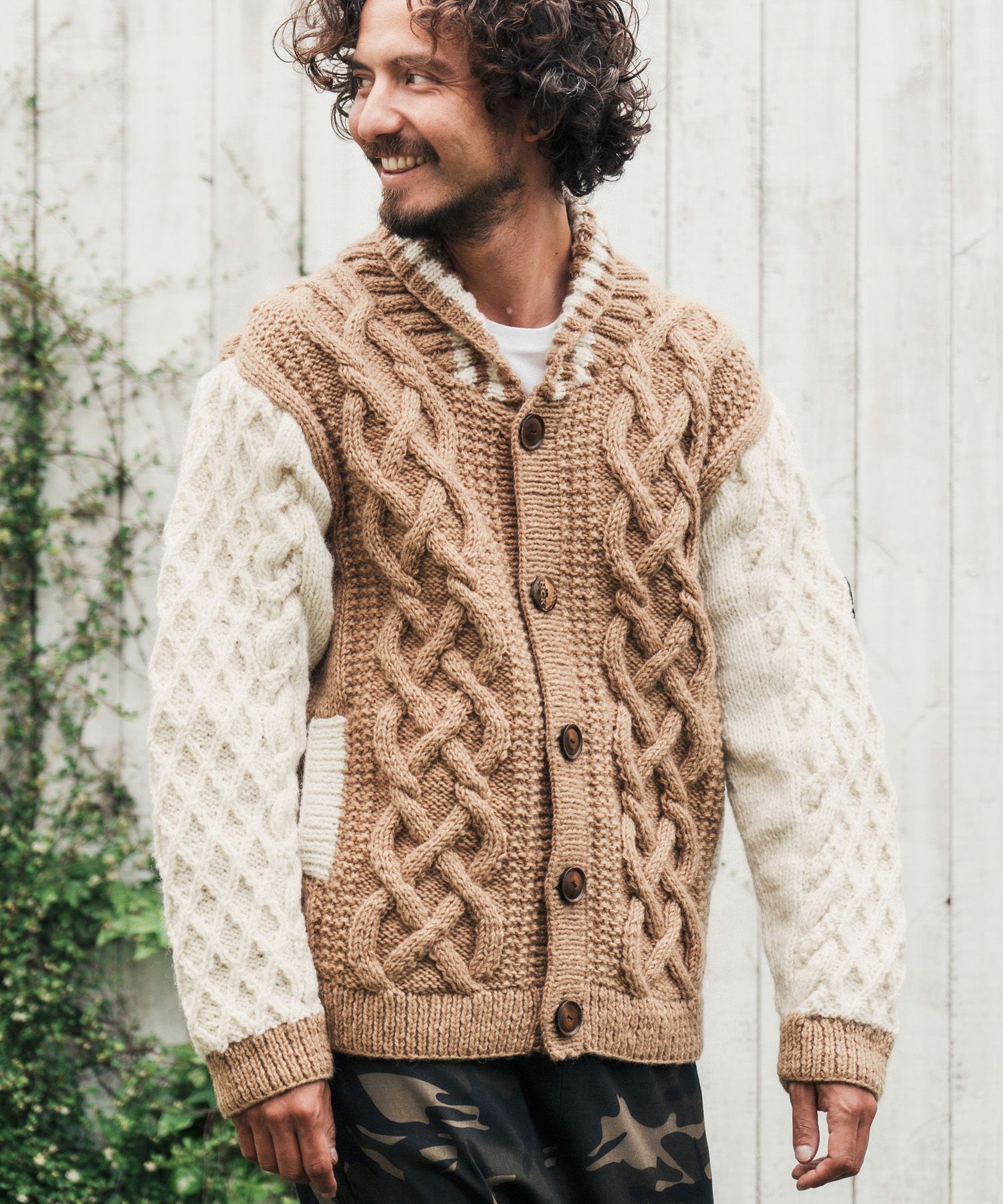 CAMBIO(カンビオ)】【HIMALAYAN CLIMBERS HAND-KNIT別注】手編み 
