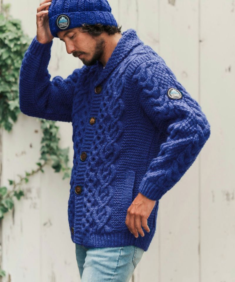 CAMBIO(カンビオ)】【予約販売10月下旬～11月上旬入荷】 【HIMALAYAN CLIMBERS HAND-KNIT別注】手編みショールカーディガン(CAHCK-F31)  | CAMBIO カンビオ