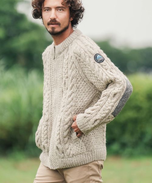 CAMBIO(カンビオ)】【予約販売10月下旬～11月上旬入荷】 【HIMALAYAN CLIMBERS HAND-KNIT別注】手編みショールカーディガン(CAHCK-F31)  | CAMBIO カンビオ