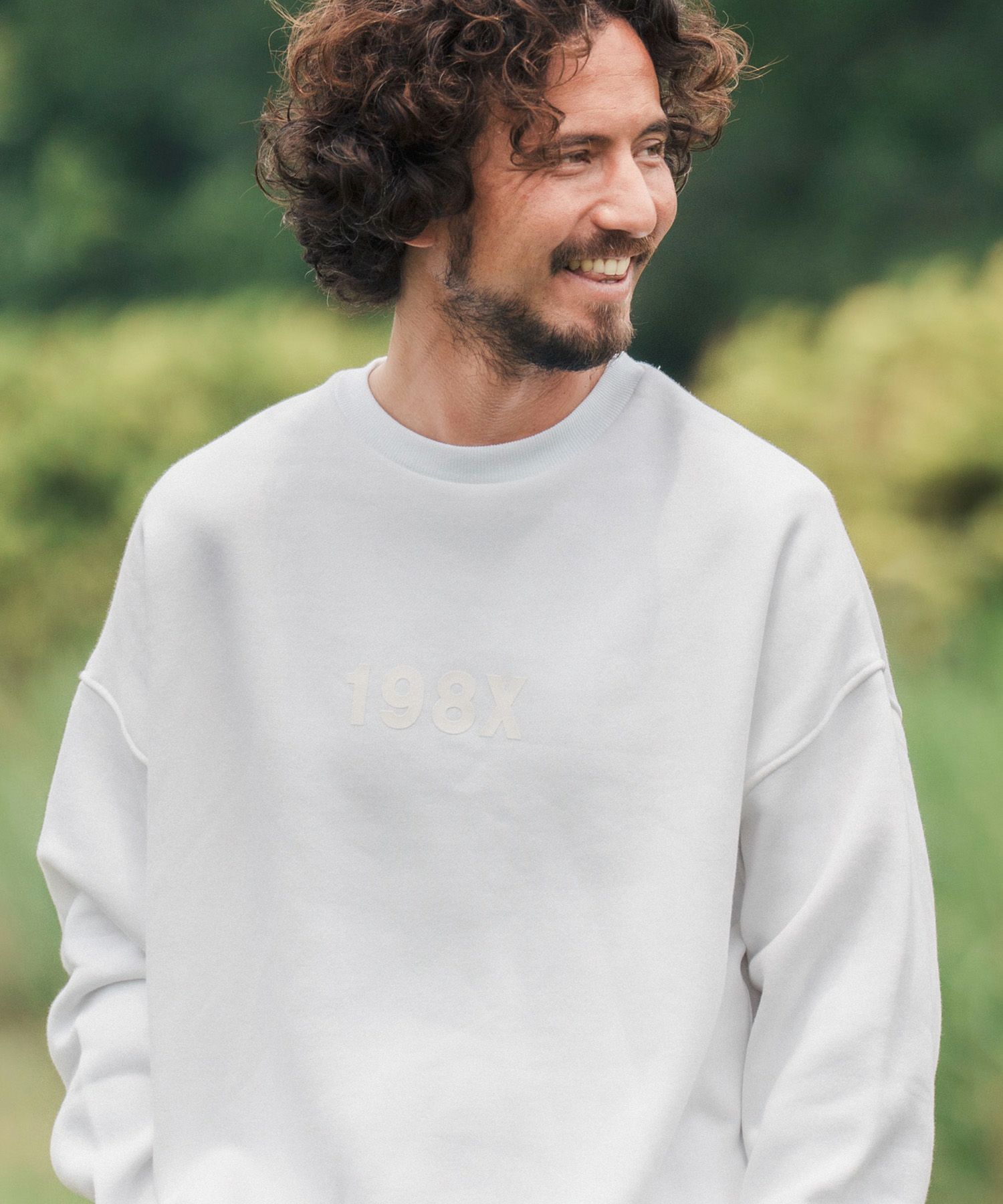 CAMBIO(カンビオ)】盛りプリントスウェット（198X）(2202019MCB