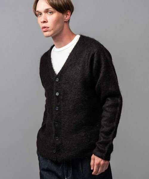 70%off【MROLIVE(ミスターオリーブ)】 ARGYLE JACQUARD -MOHAIR CARDIGAN カーディガン(M223158)  | CAMBIO カンビオ