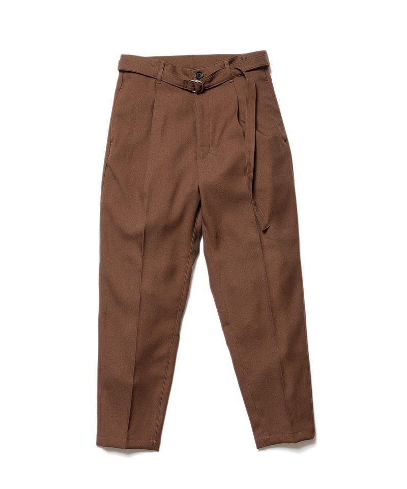 MROLIVE(ミスターオリーブ)】RETORO POLYESTER TWILL -BELTED WIDE ...