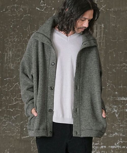 エゴトリッピング WOOL STAND COAT オリーブ サイズ48 | www.ofa.sg