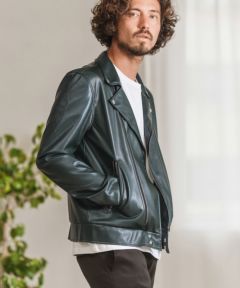 60%off【Magine(マージン)】 SYNTHETIC LEATHER DOUBLE RIDERS JACKET  ライダースジャケット(MGN-222-006-O)