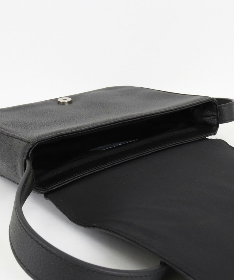 ADAM PATEK(アダムパテック)】shrink leather rectangle shoulder bag