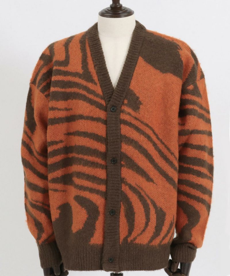 30%OFF【ADAM PATEK(アダムパテック)】mohair mixed cardigan marble